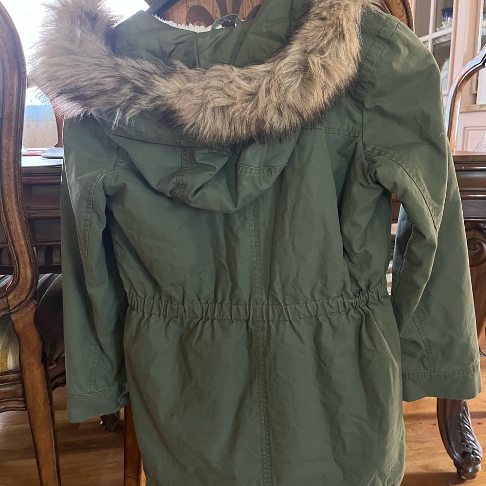 Gap kids faux fur parka